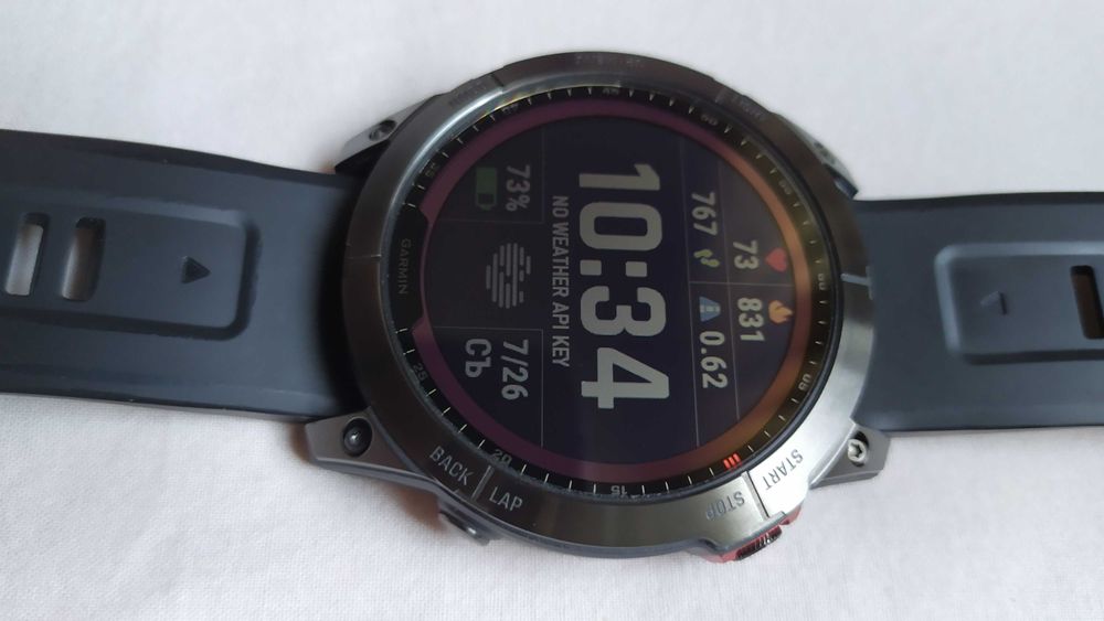 Продавам смарт часовник Garmin Fenix 7x solar 51 мм.