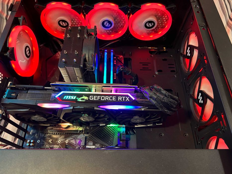 Геймърски Ryzen 7 5800X/RTX 2080 Super 8gb/16gb рам/Nvme+SSD 2tb/Top RGB