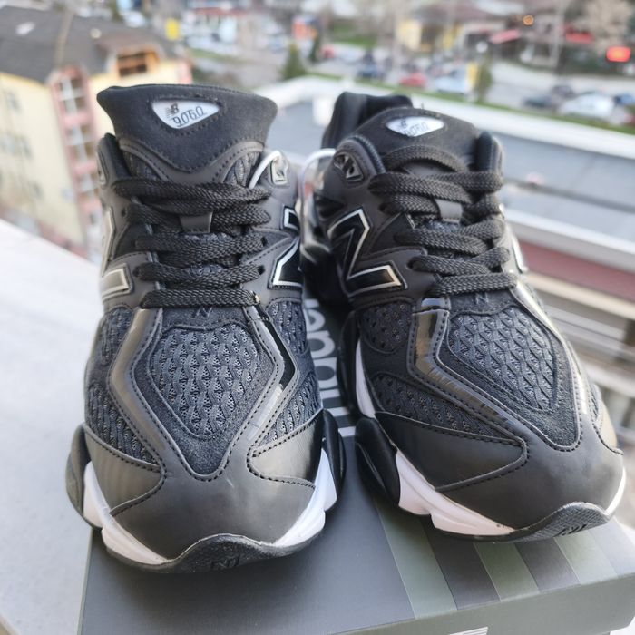 New Balance 9060 Shoe Palace Black Silver 43-44