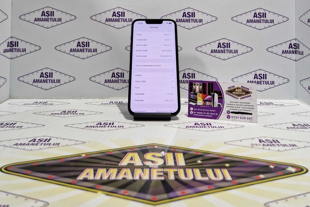 Asii Amanetului - iPhone 13 128GB, 74% baterie