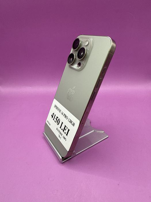 Iphone 16 Pro 128gb baterie 100 •Matei Amanet Crangasi•94765
