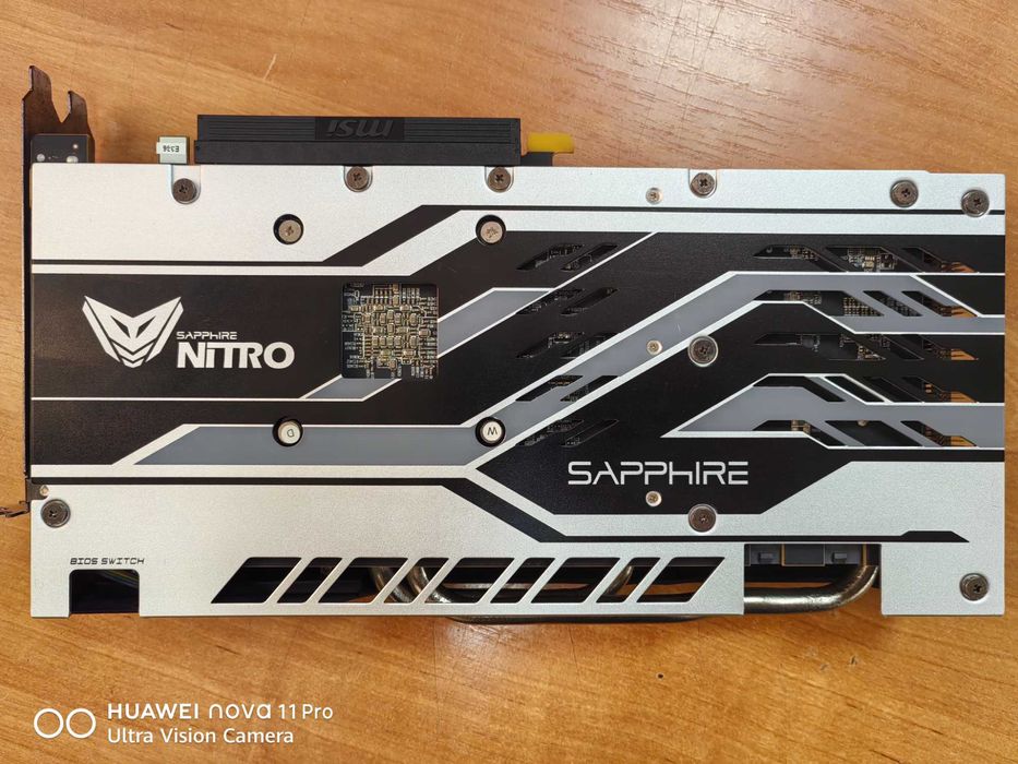 Видеокарта Saphire RX580 nitro+ 8gb