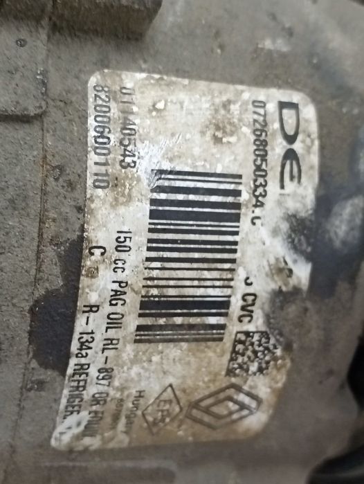 Compresor clima ac 8200600110 Renault Megane 2 (facelift) (2006 - 2012) 1.6 K4M812 K4M812