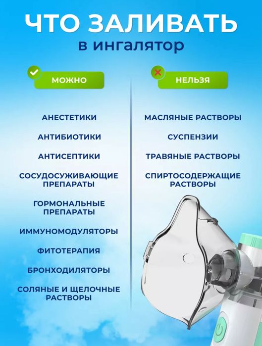 Инголяторы, небулайзеры по 5000