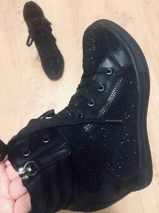 Дамски боти, обувки с камъчета Paolo Botticelli