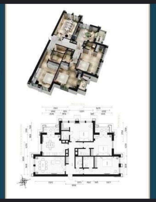 ЖК Wiston 141м2 Продаётся 4-х комнатная квартира Дархан