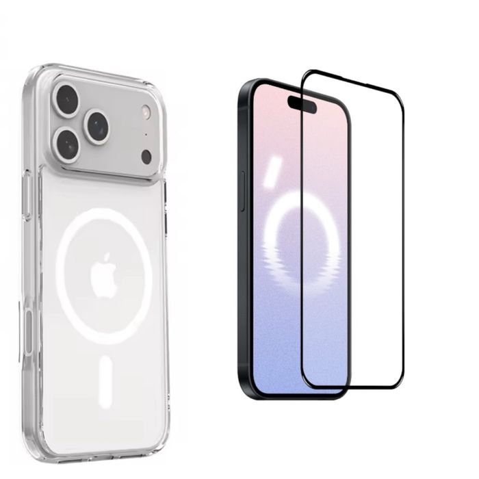 Iphone 17 17 AIR 17 PRO PRO MAX Husa Space Magsafe + Folie Sticla