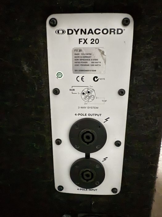 Vand basi dynacord FX20 ( XA2 - SN )