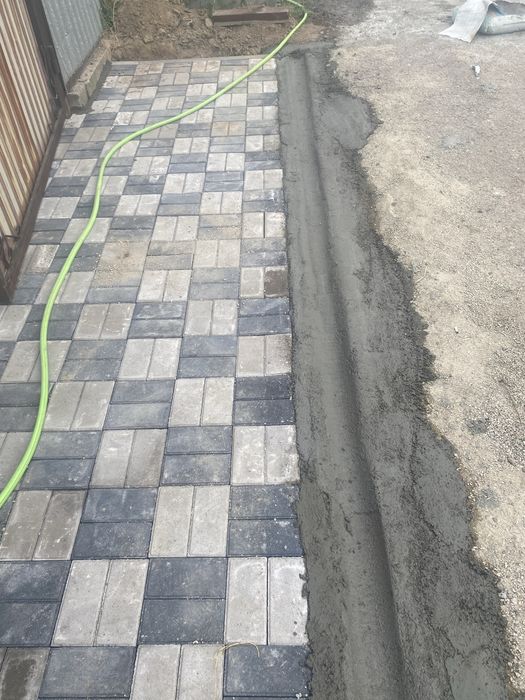 Укладка брусчатка