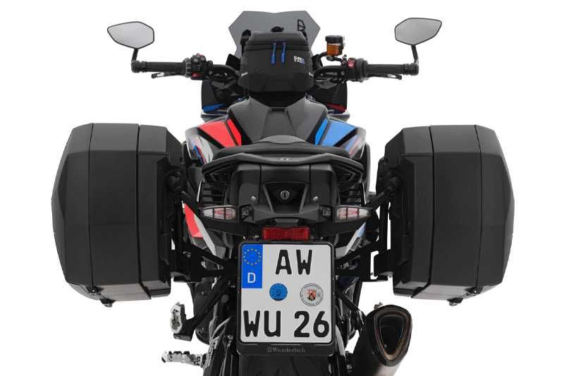 Wunderlich X luggage system Vario case with carrier M 1000 XR - Set - black-silver