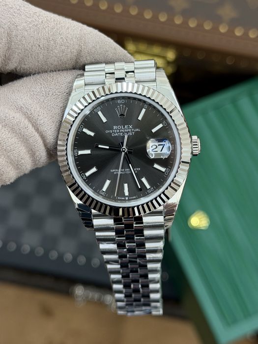 Rolex Date-Just 41mm Grey Dial