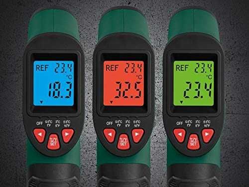 Termometru pistol digital cu infraroșu cu laser Parkside model PTI 380 B1 Parks