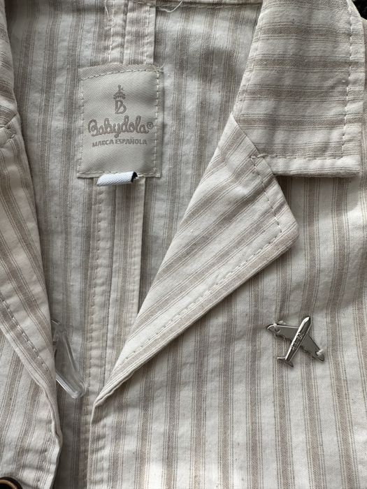 Ленен костюм бебе