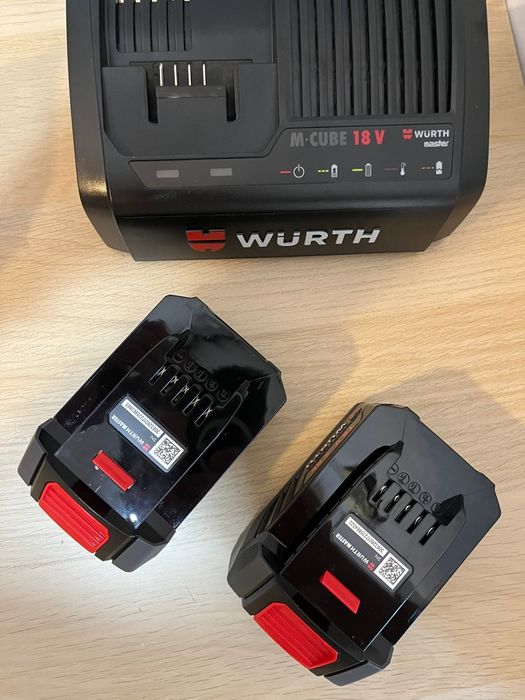 Acumulatori Wurth M Cube 18V 5Ah încărcator și scule Wurth pendular bormașină Autofiletanta