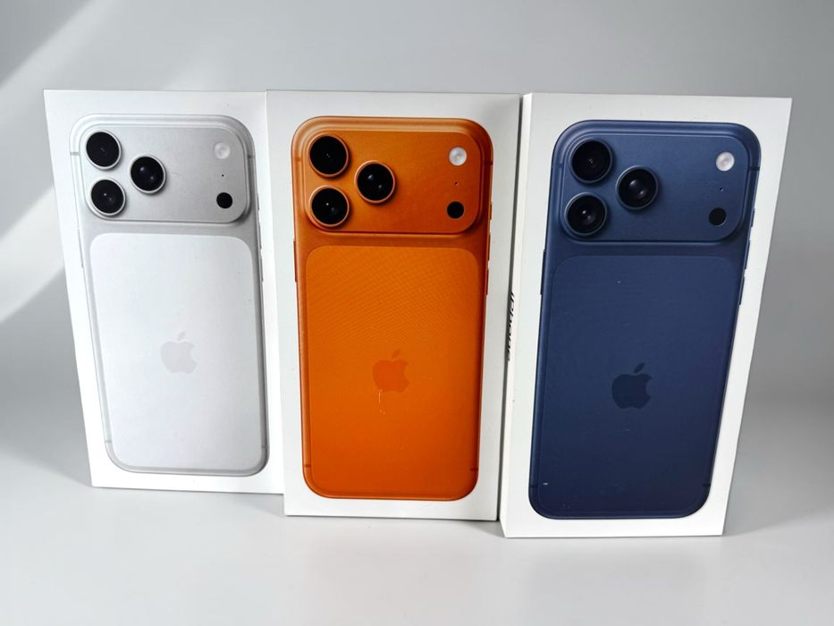 Apple iPhone 17 Pro 256GB Cosmic Orange / Deep Blue / Silver НЕРАЗПЕЧАТАНИ! Гаранция!