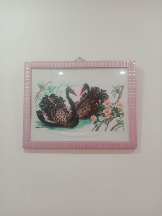 Картина крестиком. Ручная работа.