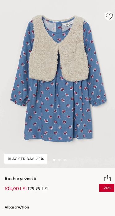 Set H&M, mărime 134