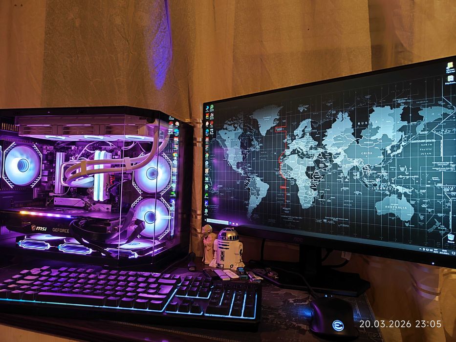 Компютър Ryzen 7 5800X, RTX 3070 8GB, RAM 32GB DDR4 3600, SSD 512GB