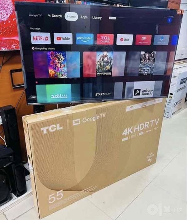 Телевизоры TCL 55 smart tv сцпер скидка со склада доставка есть