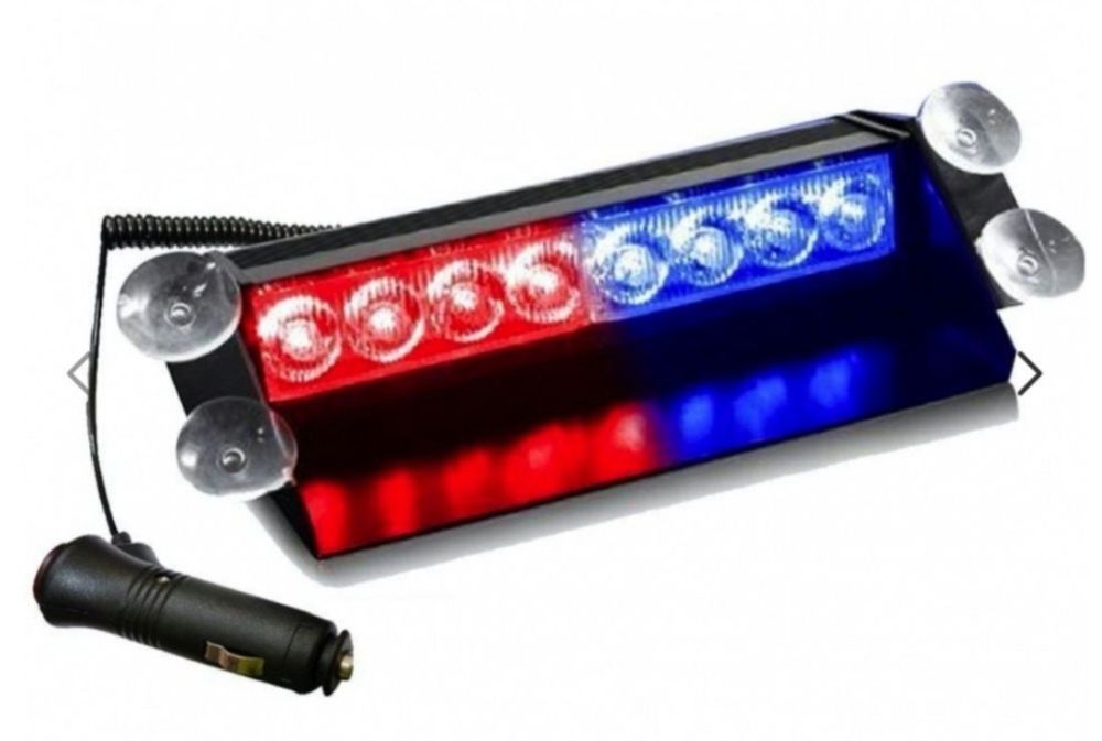 Stroboscop Flash prindere parbriz 8 led