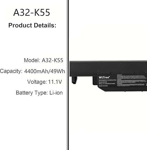 Baterie laptop A32-K55 pentru Asus