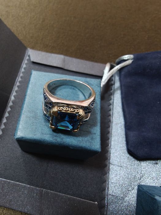 Мъжки сребърен пръстен 925