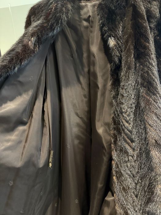 Haină blană lungă