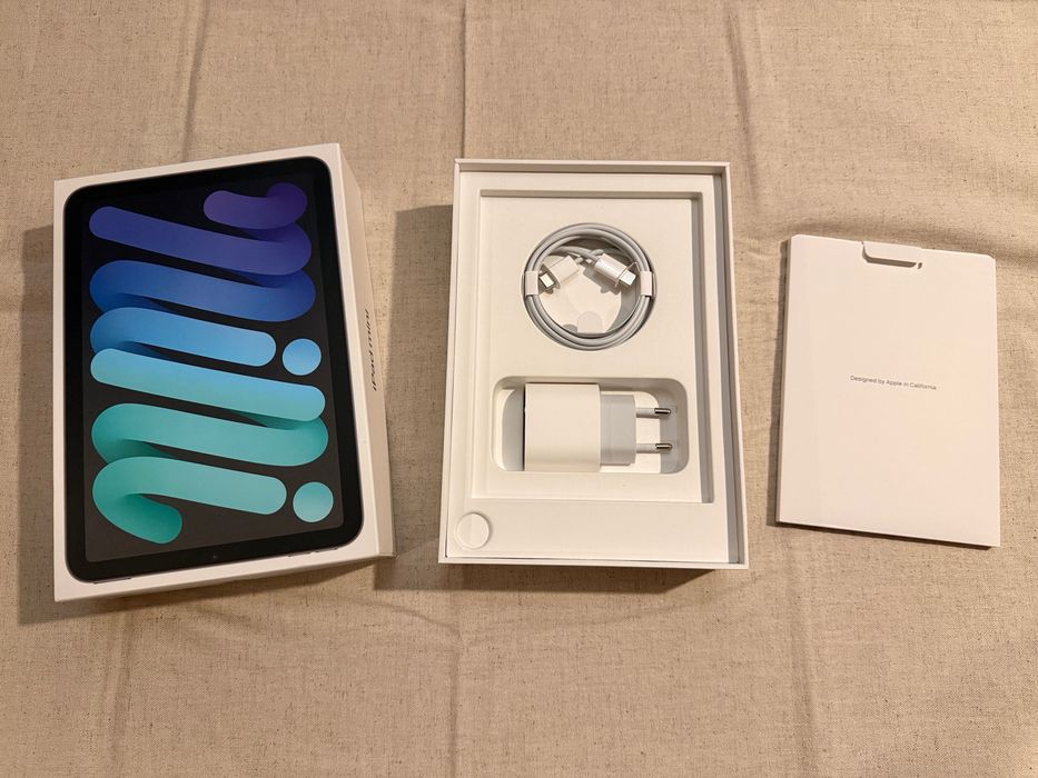 iPad mini - 6th gen, 256GB, Cellular + Apple Pencil - 2nd gen + аксесоари