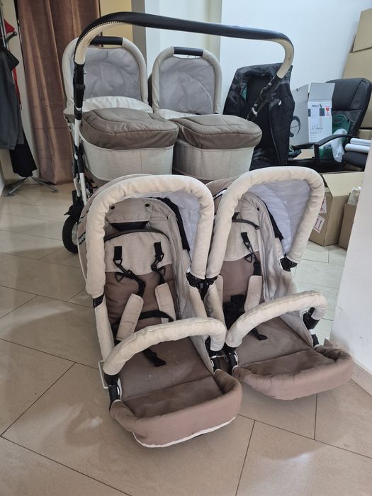 Детска количка за близнаци - NIO S-max Double
