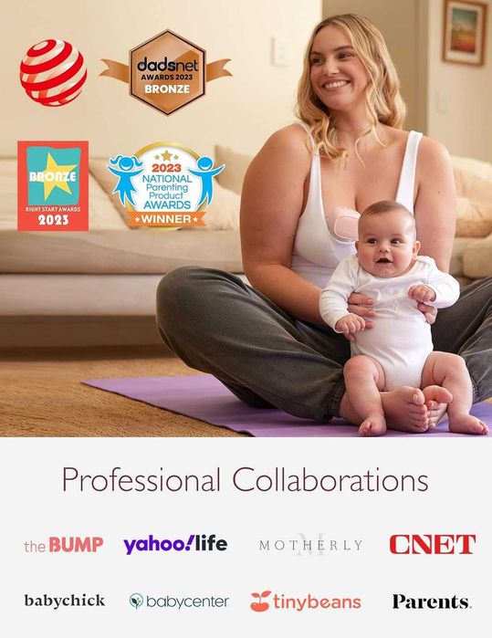 Помпа за кърма Momcozy S9 Pro, светло розова, 1 брой
