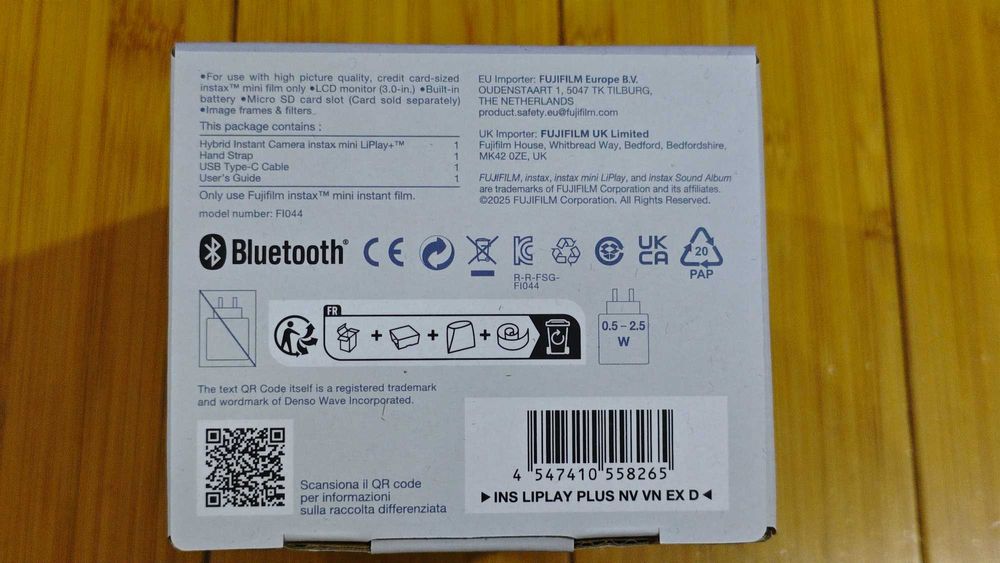 Fujifilm Instax Mini Liplay+ Aparat Foto Instant Albastru închis