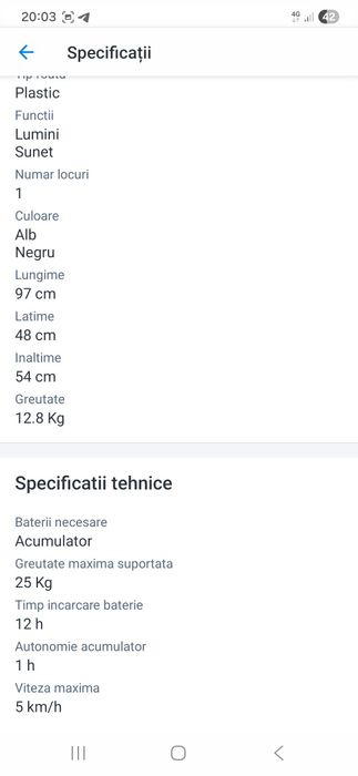 Vand motocicleta electrica copii