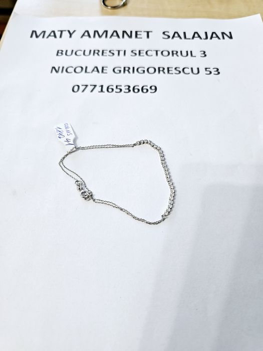Vand bratara din aur 14 k 1.84 g cod ms 41