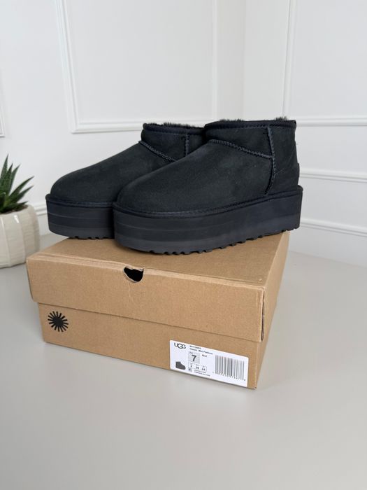 Ugg Ultra Mini Platform Black Noi Originali