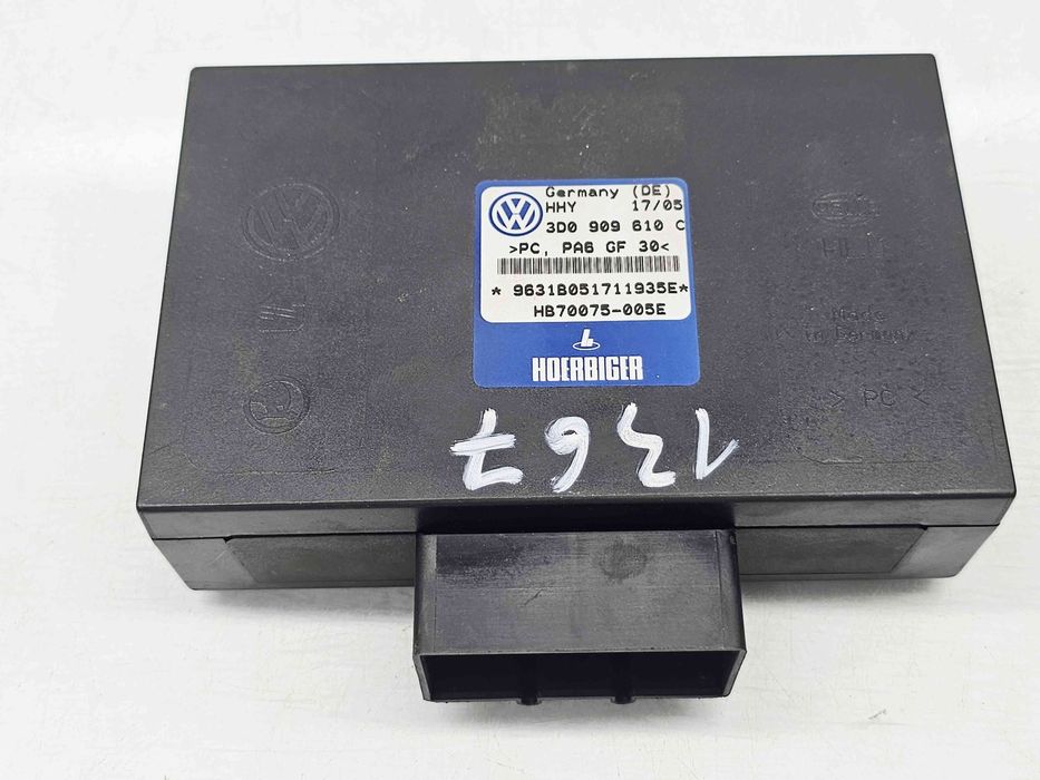 Modul confort Volkswagen Phaeton (3D) [Fabr 2002-2016] 3D0909610