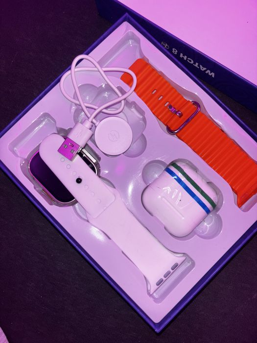 Smart Watch + Casti Wireless ( Ceas inteligent )