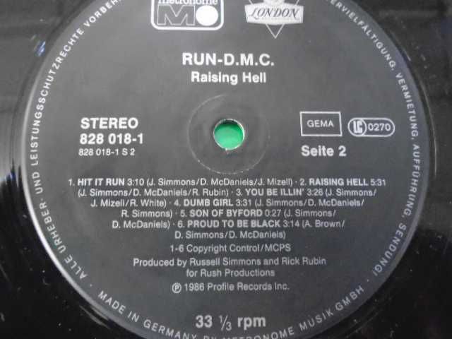 винил  пластинка Run DMC* – Raising Hell