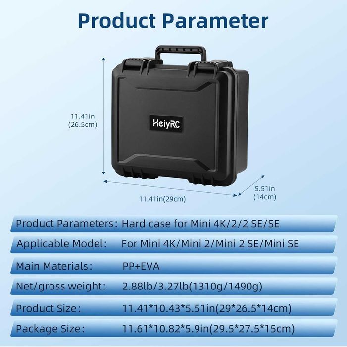 Geanta transport hardshell DJI Mini 2/SE Mini 4K, REDUS de la 670RON