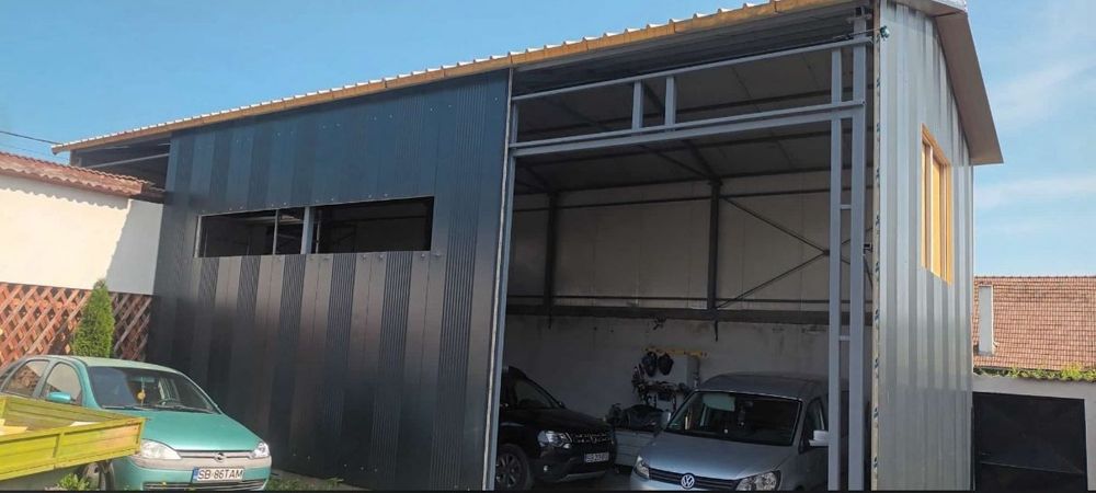Vand hale metalice asiguram si montaj lucrăm fără avans