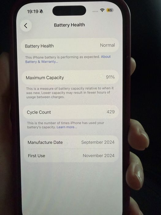 Iphone 16 pro 256GB Black в гаранция