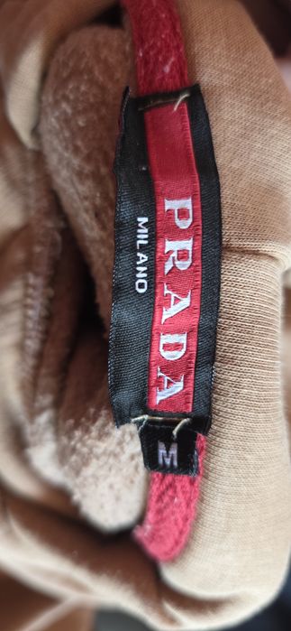 Оригинален суичър / худи Prada Linea Rossa (Размер M)