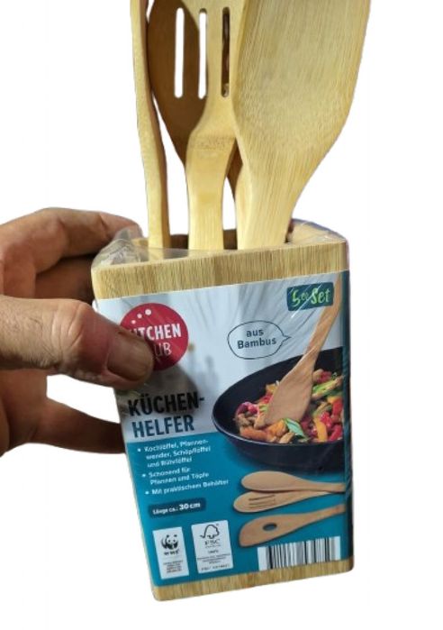 Кухненски прибори от бамбук