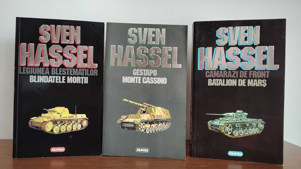 Sven Hassel - Opere complete, (primele 3 volume), Nemira, 1995 (V. foto)