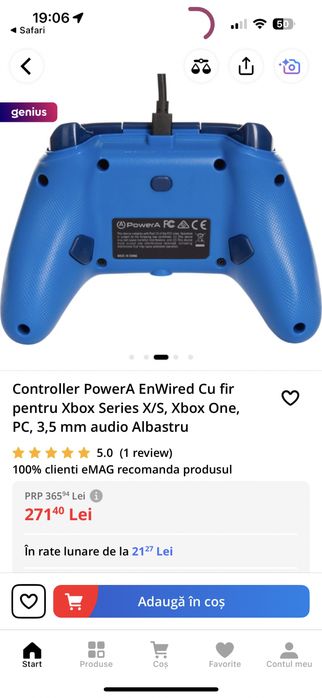 Controller pe fir Xbox Series S/X One PowerA / TurtleBeach defecte