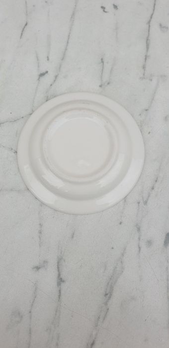Cană din ceramică cu farfurioară – model Lavandă