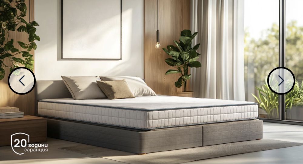 Чисто нов двулицев матрак 160/200 от пяна