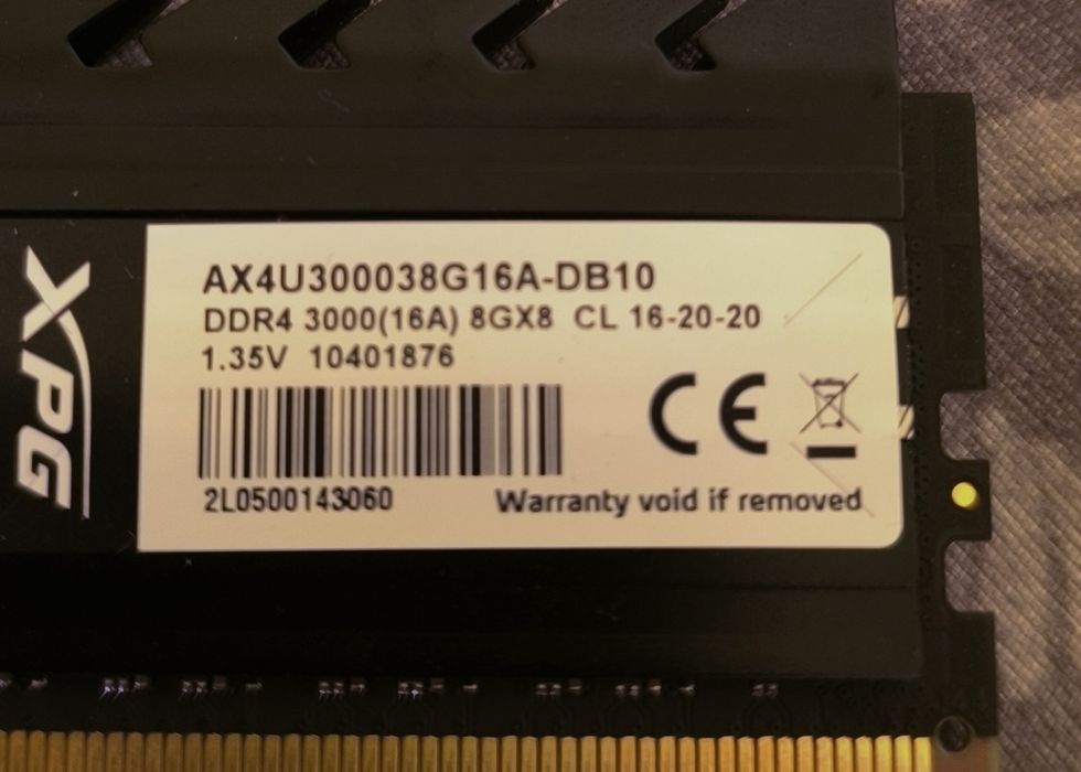 16GB RAM DDR4 2X8GB 3000MHZ CL16