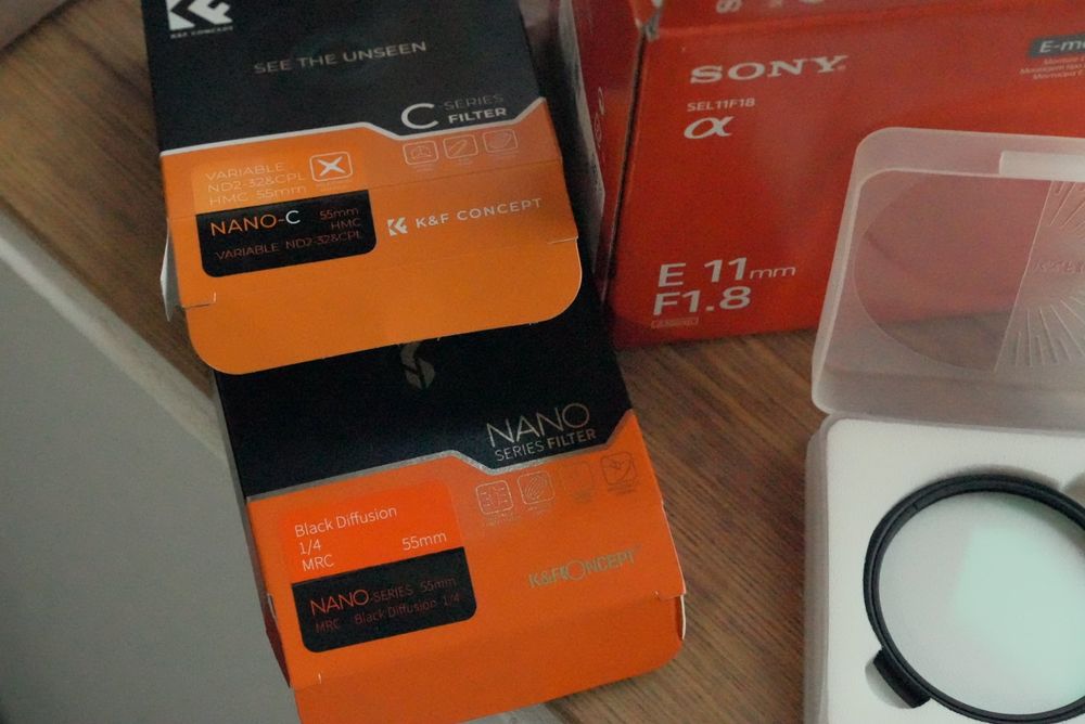 Обектив Sony 11mm 1.8 нов+филтри