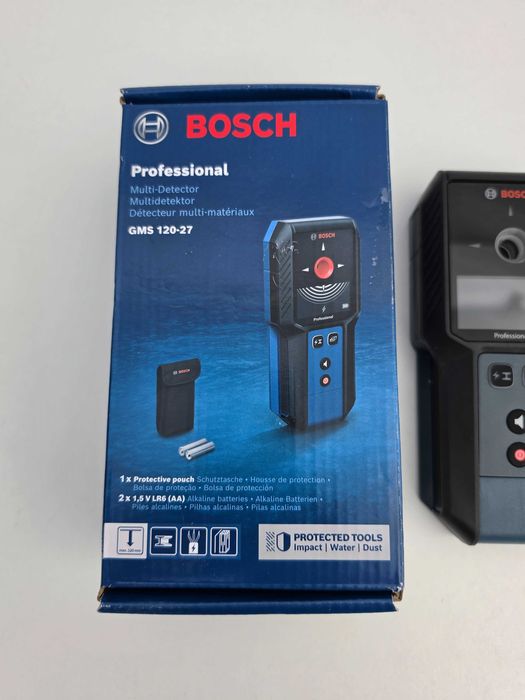 Bosch Professional GMS 120-27 - Detector de cablu, metale și lemn
