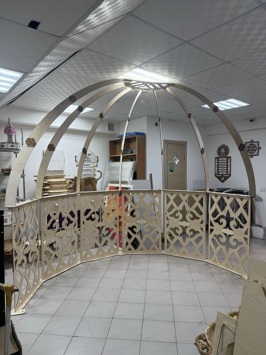 Полуюрта для праздников, мектеп, балабақша, школы, детсадов.